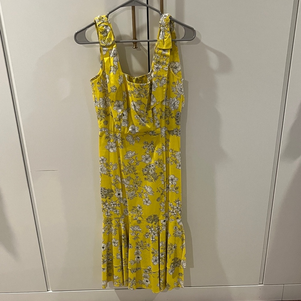 Gianni Bini Sunlit Floral Midi Dress size 2 fit and flare